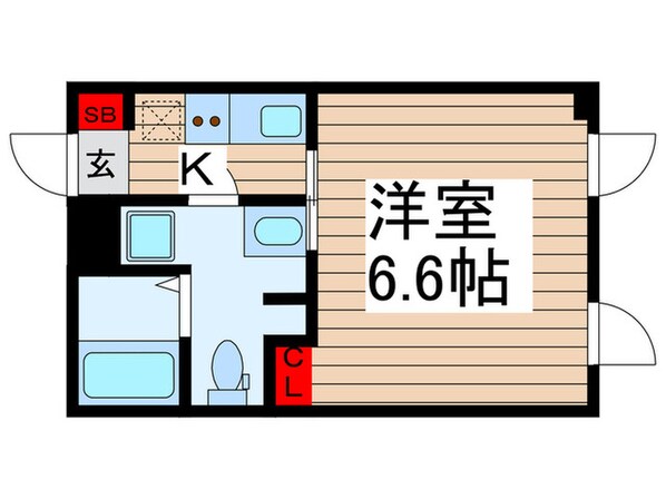 レピュア北千住レジデンスの物件間取画像